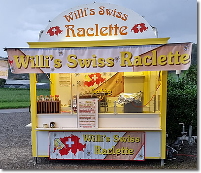 Raclette- Wagen Willi's Swiss Raclette